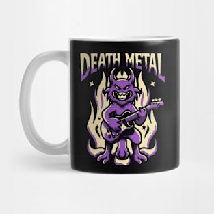 Death Metal Satanic Baphomet Cat Mug